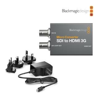 【Blackmagic Design】Micro Converter SDI to HDMI 3G 微型視訊轉換器 含變壓器(CONVCMIC/SH03G/WPSU)