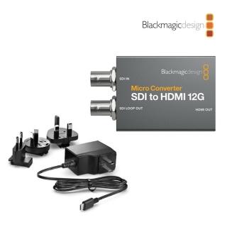 【Blackmagic Design】Micro Converter SDI to HDMI 12G 微型視訊轉換器 含變壓器(CONVCMIC/SH12G/WPSU)