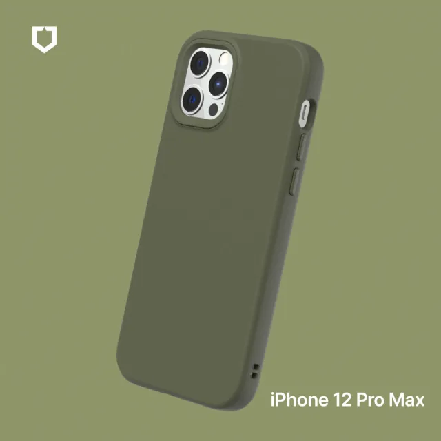 【RHINOSHIELD 犀牛盾】iPhone 12 Pro Max 6.7吋 SolidSuit 經典防摔背蓋手機保護殼(獨家耐衝擊材料)