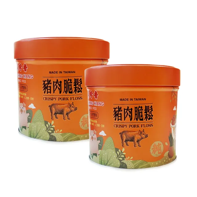 【BEE CHENG HIANG 美珍香】罐裝豬肉脆鬆90g2入
