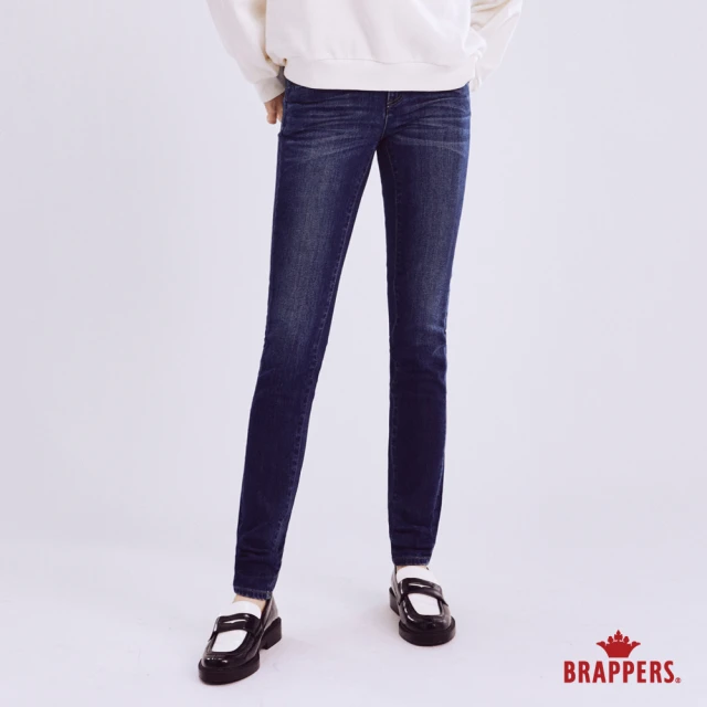 BRAPPERS 女款 新美腳ROYAL系列-中腰彈性窄管褲
