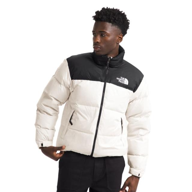 【The North Face】北臉 外套 男款 羽絨外套 運動 防潑水 M 1996 RETRO NUPTSE 黑白 NF0A3C8DQLI