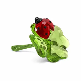 【SWAROVSKI 官方直營】Idyllia瓢蟲與幸運草(限量商品)