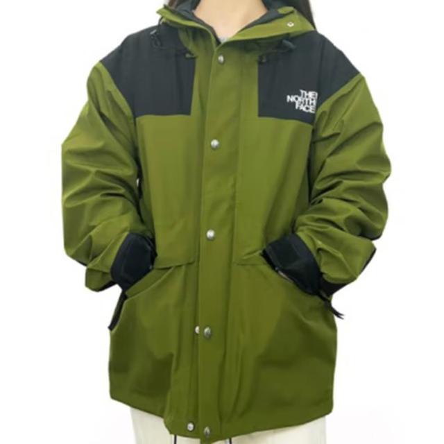 【The North Face】北臉 外套 男款 運動連帽外套 防潑水 M RETRO 1986 FUTURELIGHT 綠 NF0A5J5NPIB