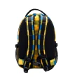 【SOLIS】方塊幻想系列小尺寸基本款後背包 電腦包 防潑水背包(黃藍)