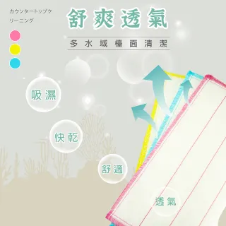 【金獎】塵咬巾 棉柔清潔巾 40x40cm 3入(顏色隨機)