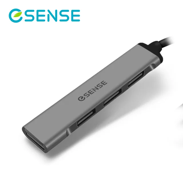 【ESENSE 逸盛】ESENSE S247PA 4合1 Type-C/USB3.0HUB集線器(支援Type-C手機/筆電)