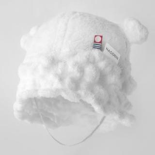 【HACOON 白雲】頂級今治毛巾 小熊耳朵帽(今治認證)