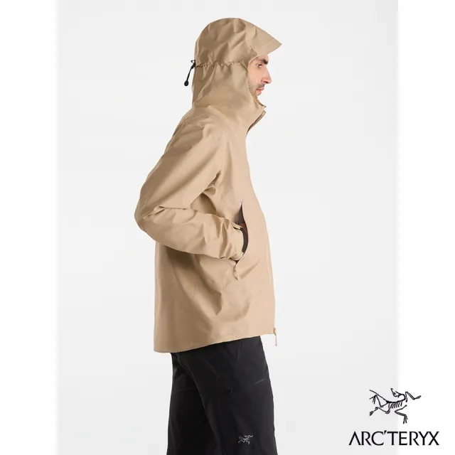 【Arcteryx 始祖鳥官方直營】男 Beta 防水外套(柳條褐)