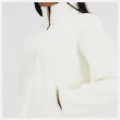 【NEW BALANCE】長袖 白色 羊羔絨 半開襟 拉鍊上衣 女 穿搭(WT33118SST ∞)