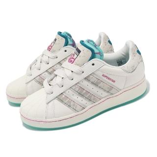 【adidas 愛迪達】X Fefei Ruan 休閒鞋 Superstar XLG 男鞋 女鞋 白綠 龍年 CNY 愛迪達(ID1140)