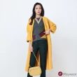 【KeyWear 奇威名品】時尚強縮厚實針織外套(共4色)