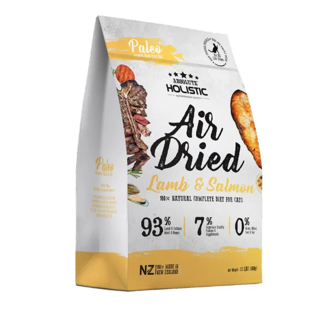 【ABSOLUTE HOLISTIC 超越巔峰】貓用鮮食肉片 500g/1.1lbs(貓零食、肉乾)