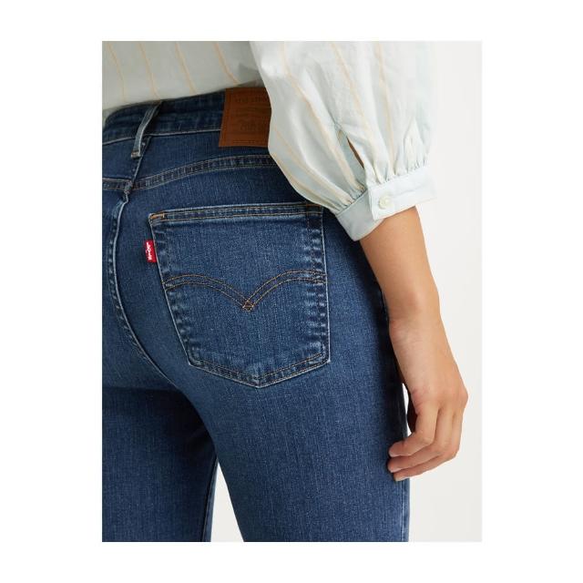 【LEVIS】女款 721高腰緊身窄管牛仔長褲 Performance Cool 熱賣單品 18882-0595