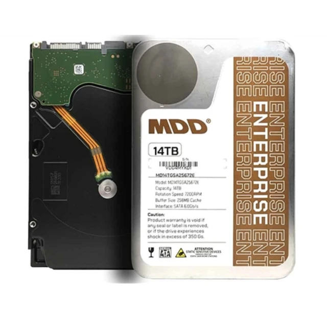 MDD MDD最大數據 14TB /7200轉/256MB/3.5吋/4Y MDD14TSATA25672E(企業級硬碟)