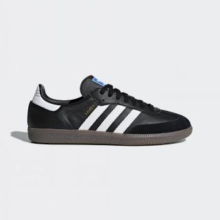 【adidas 愛迪達】休閒鞋 女鞋 運動鞋 三葉草 SAMBA OG 黑 B75807
