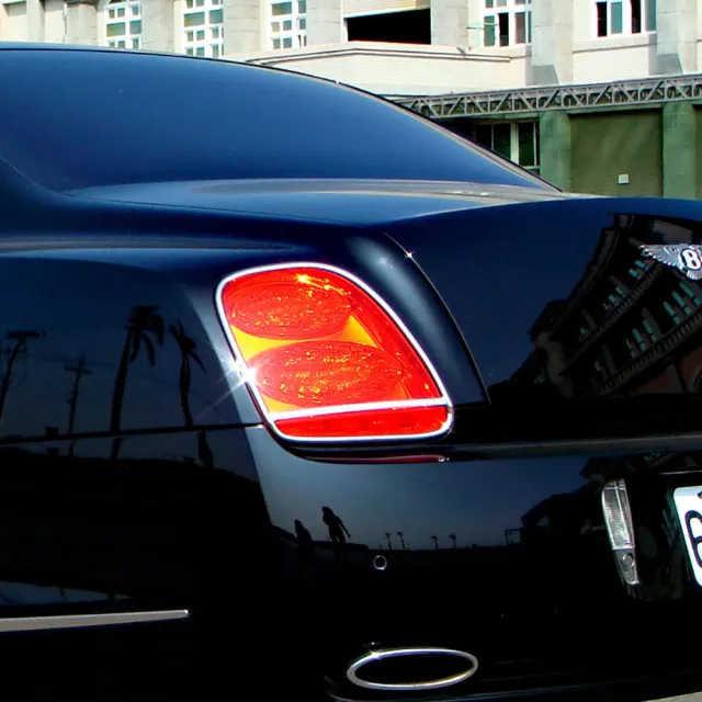 【IDFR】Bentley 賓利 Continental Flying Spur 2005~2009 鑲鑽鍍鉻 後燈框 尾燈框 飾貼(賓利 車身改裝)