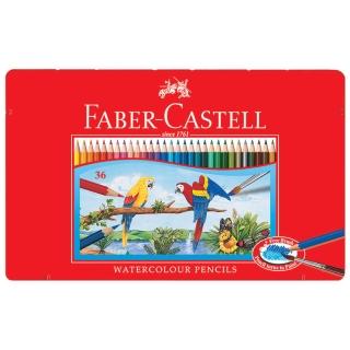 【Faber-Castell】德國輝柏 36色紅盒色鉛筆 115937 115846 全新公司貨(美術 繪畫 兒童 禮品)