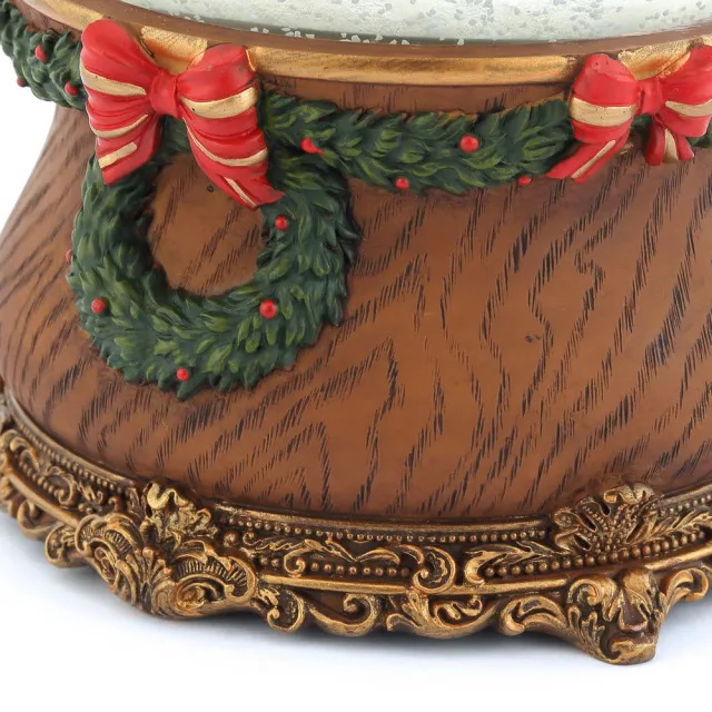 【JARLL讚爾藝術】聖誕雪中奇緣 聖誕水晶球音樂盒(生日情人告白 結婚 聖誕禮物 交換禮物 聖誕裝飾)