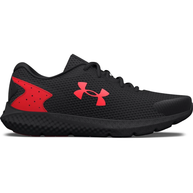 【UNDER ARMOUR】UA 男 Charged Rogue 3 Reflect 慢跑鞋 運動鞋_3025525-001(黑紅)