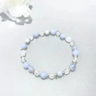 【Ops】藍晶石/純銀/喉輪/月光石/眉心輪
