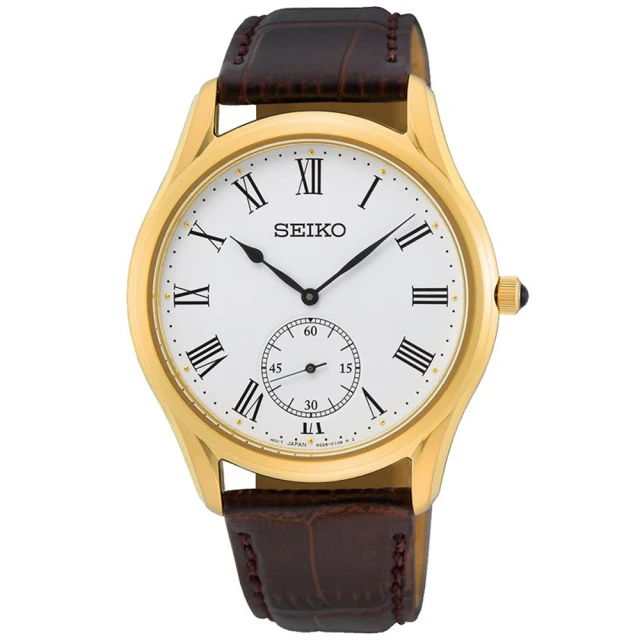 SEIKO 精工SEIKO 精工 CS系列 小秒針 簡約石英腕錶 新年禮物(SRK050P1/6G28-01A0G)