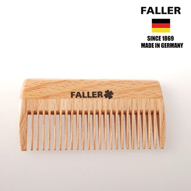 【FALLER 芙樂】德國製掌上細木齒梳 防靜電細軟髮適用 FSC優質木材(扁梳/梳頭造型美容/618年中慶)