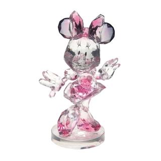 【Enesco】精品家飾 Disney 米妮透明居家擺飾(Jim Shore愛木小灣)