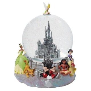【Enesco】精品家飾 Disney 迪士尼100週年 百年紀念水晶球居家擺飾(Jim Shore愛木小灣)