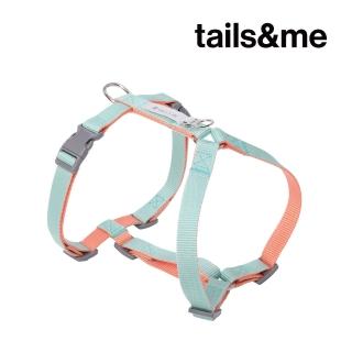 【tails&me 尾巴與我】經典尼龍帶系列-雙色胸背帶／XS(寵物胸背帶/遛狗胸背帶/多色可選)