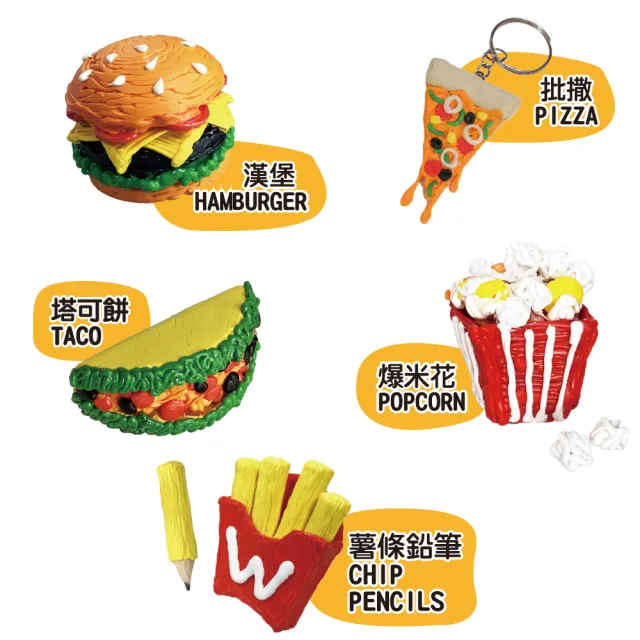 【T&U 泰允創意】3D列印筆材料包–迷你披薩Mini Pizza(DIY 手作 兒童玩具 3D)
