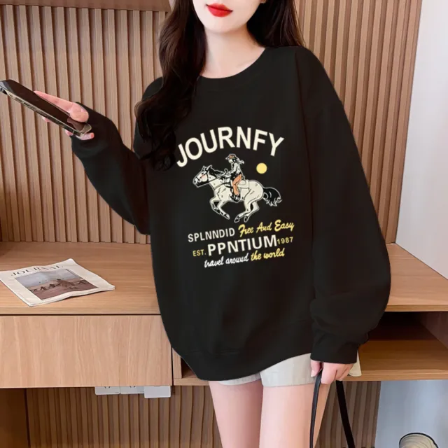 【SCL 南加州丹寧】馬術先生長袖毛衣上衣**5XL C6326