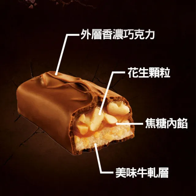 【Snickers士力架】士力架+Twix特趣 巧克力樂享包2包(零食/點心)