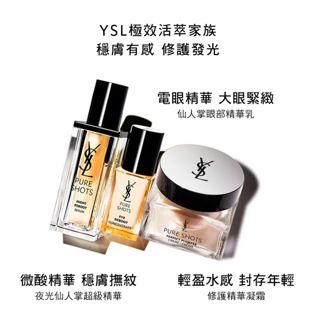 【YSL】官方直營 極效活萃雙仙組(仙女水150ml+仙人掌精華30ml)