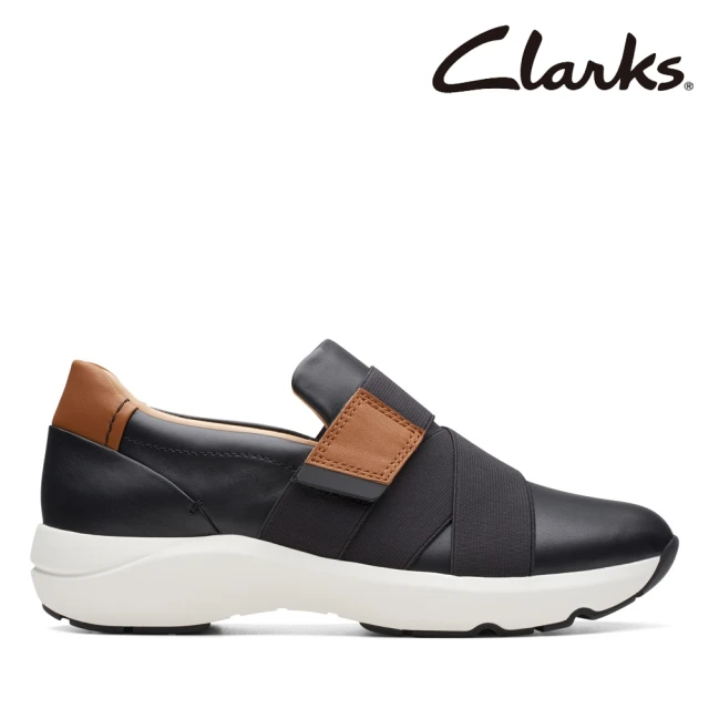 Clarks 女鞋 Tivoli Strap 微尖頭魔鬼氈設計輕盈休閒鞋 運動鞋(CLF77648C)