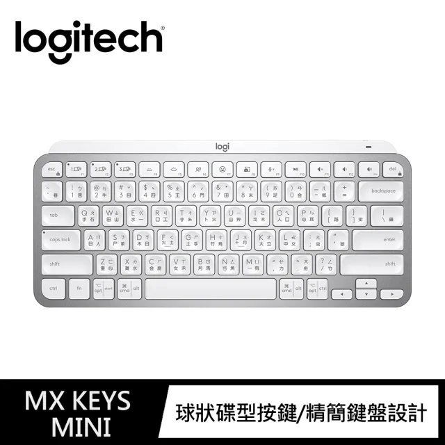 Logitech MX Keys Mini Wireless Keyboard, Black 920-010475 - Adorama