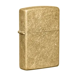 【Zippo官方直營】懷舊黃銅色防風打火機(美國防風打火機)