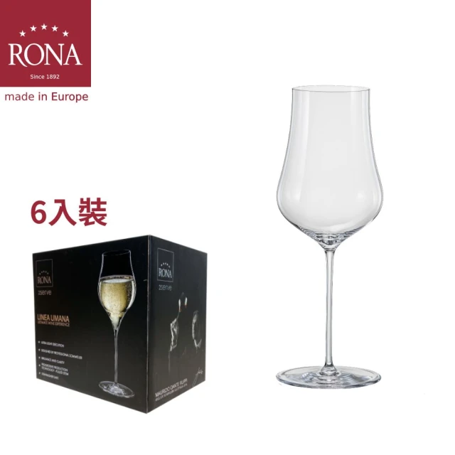 RONA 斯洛伐克 UMANA人文系列-白酒杯 520ml/6入(贈 開瓶器一只 市價$590)