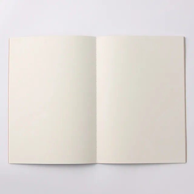 【MUJI 無印良品】筆記本/空白.線裝/30張.B5.米