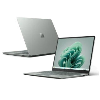 【Microsoft 微軟】365個人版★12.4吋i5輕薄觸控筆電-莫蘭迪綠(Surface Laptop Go3/i5-1235U/16G/256GB/W11