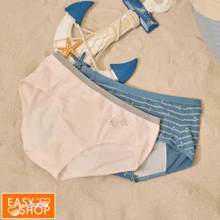【EASY SHOP】iMEWE-2件組-海洋系列防漏生理褲(靜謐海洋-奧黛莉集團)