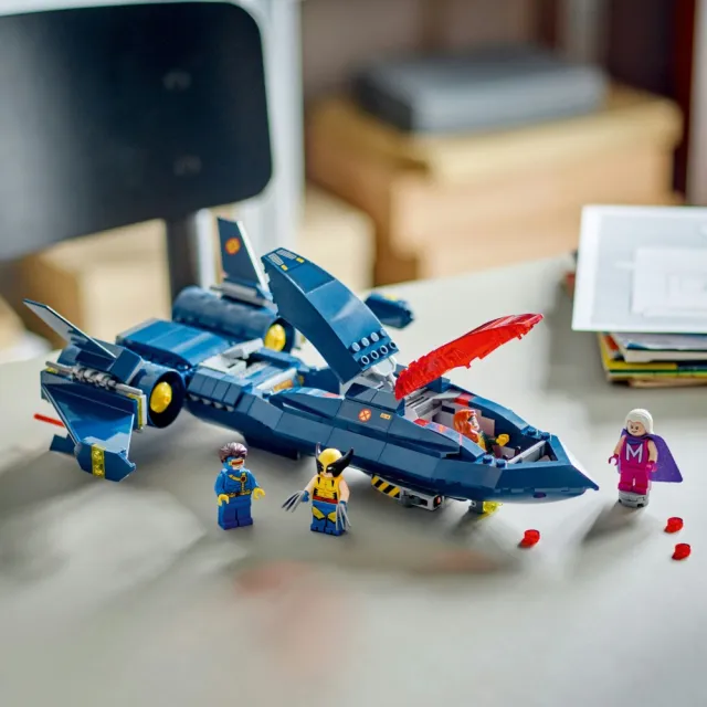 【LEGO 樂高】漫威超級英雄系列 76281 X戰警的噴射機(X-Men X-Jet X戰警 禮物)