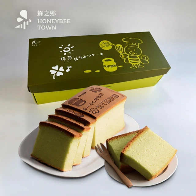 【蜂之鄉】抹茶蜂蜜蛋糕550g-1入組