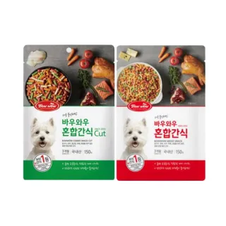 【BOWWOW】犬用高鈣海陸零食150g（鮮蔬條/起司粒）(犬零食)