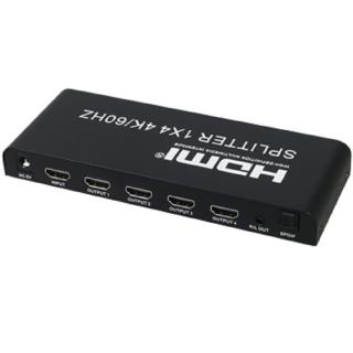 【伽利略】HDMI 4K@60Hz 影音分配器 1進4出-音源分離(HDS104EAS)