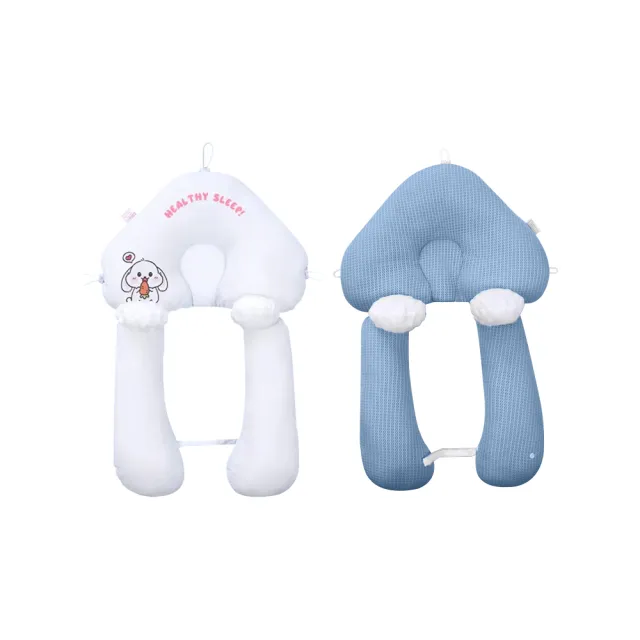 【QLZHS】新生兒安撫定型枕 防側翻枕 寶寶頭型矯正枕頭 防驚跳睡抱枕