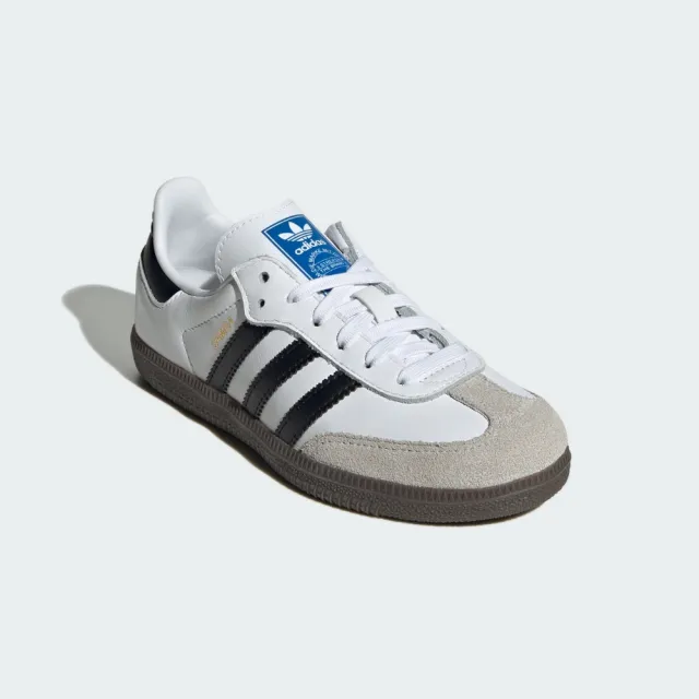 【adidas 愛迪達】運動鞋 童鞋 中童 兒童 SAMBA OG C 白 IE3677