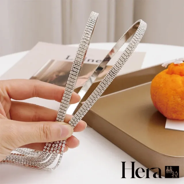 【HERA 赫拉】迪麗熱巴同款仙女水鑽髮箍HBA7(髮飾 髮箍)