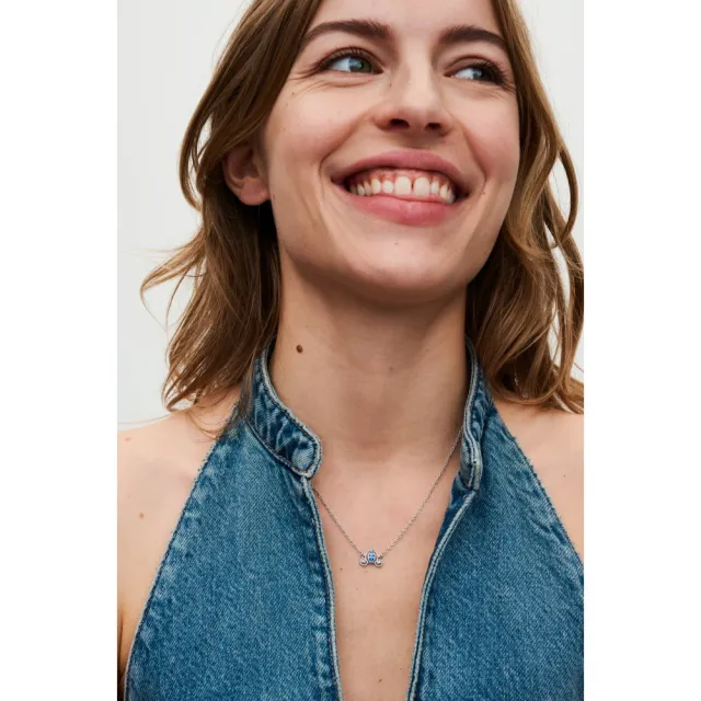 【Pandora 官方直營】迪士尼《仙履奇緣》南瓜馬車造型項鏈-絕版品