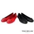 【TINO BELLINI 貝里尼】巴西進口經典蝴蝶結芭蕾舞鞋FWBV035-2(紅色)
